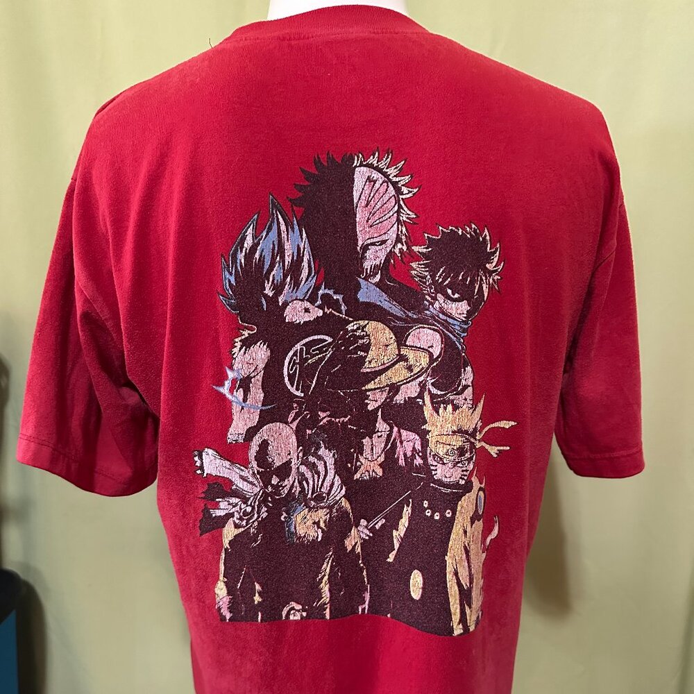 Heroes Awesome Men's Red T Shirt Size Large Cotton